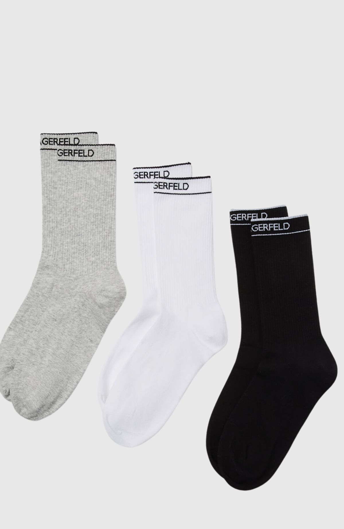 K/Essential Mid Socks 3P