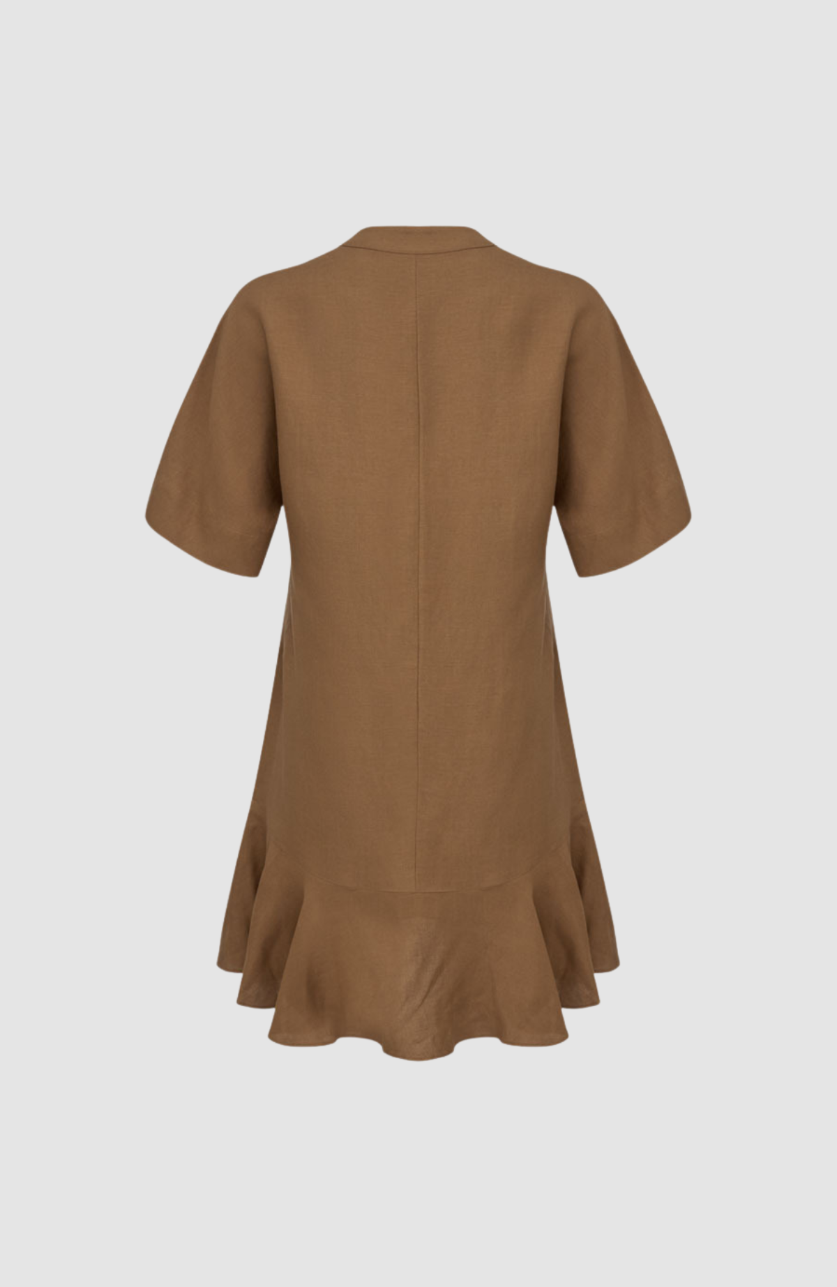 Linen Blend Shift Dress