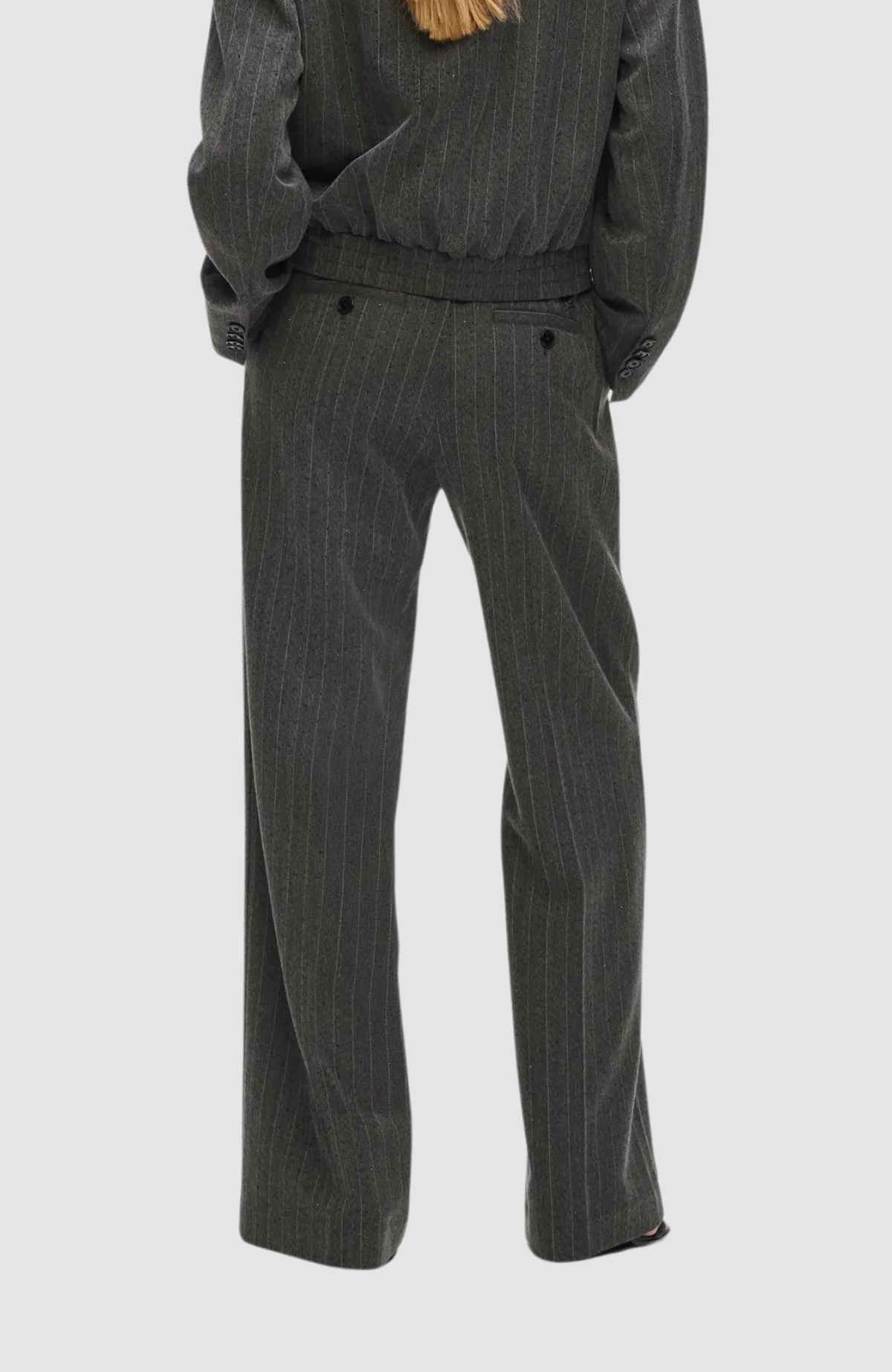 Pinstripe Tailored Pants