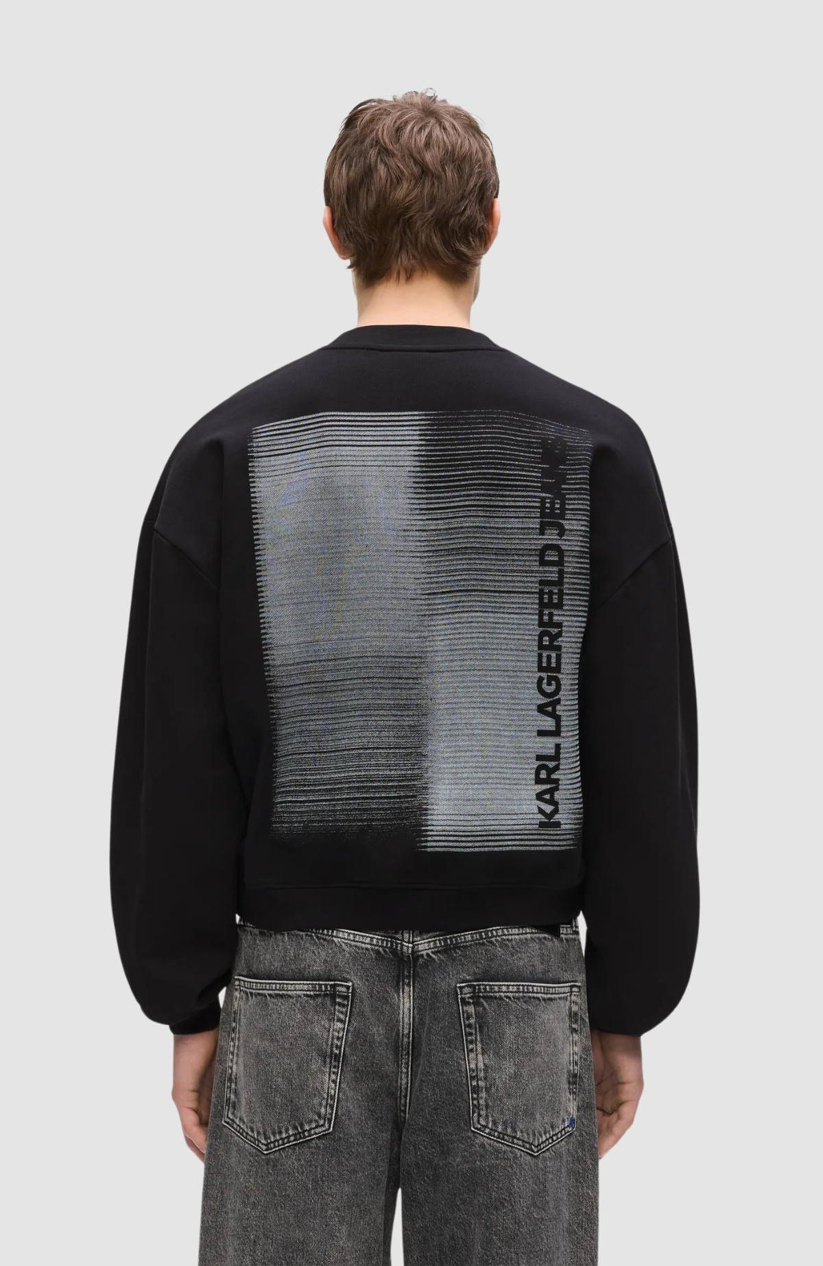 KLJ Boxy Gradient Logo Sweat