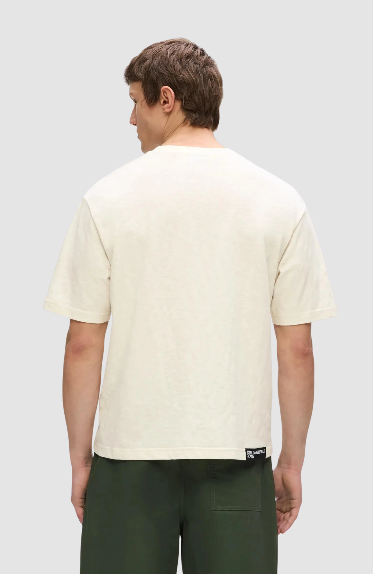 Klj Boxy Distressed Logo Tee