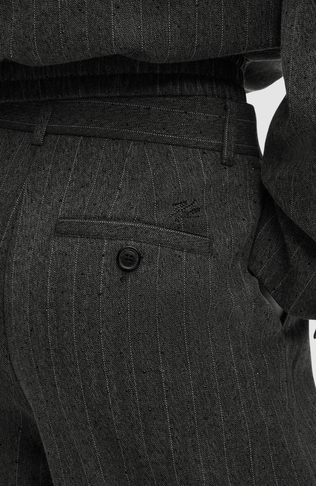 Pinstripe Tailored Pants