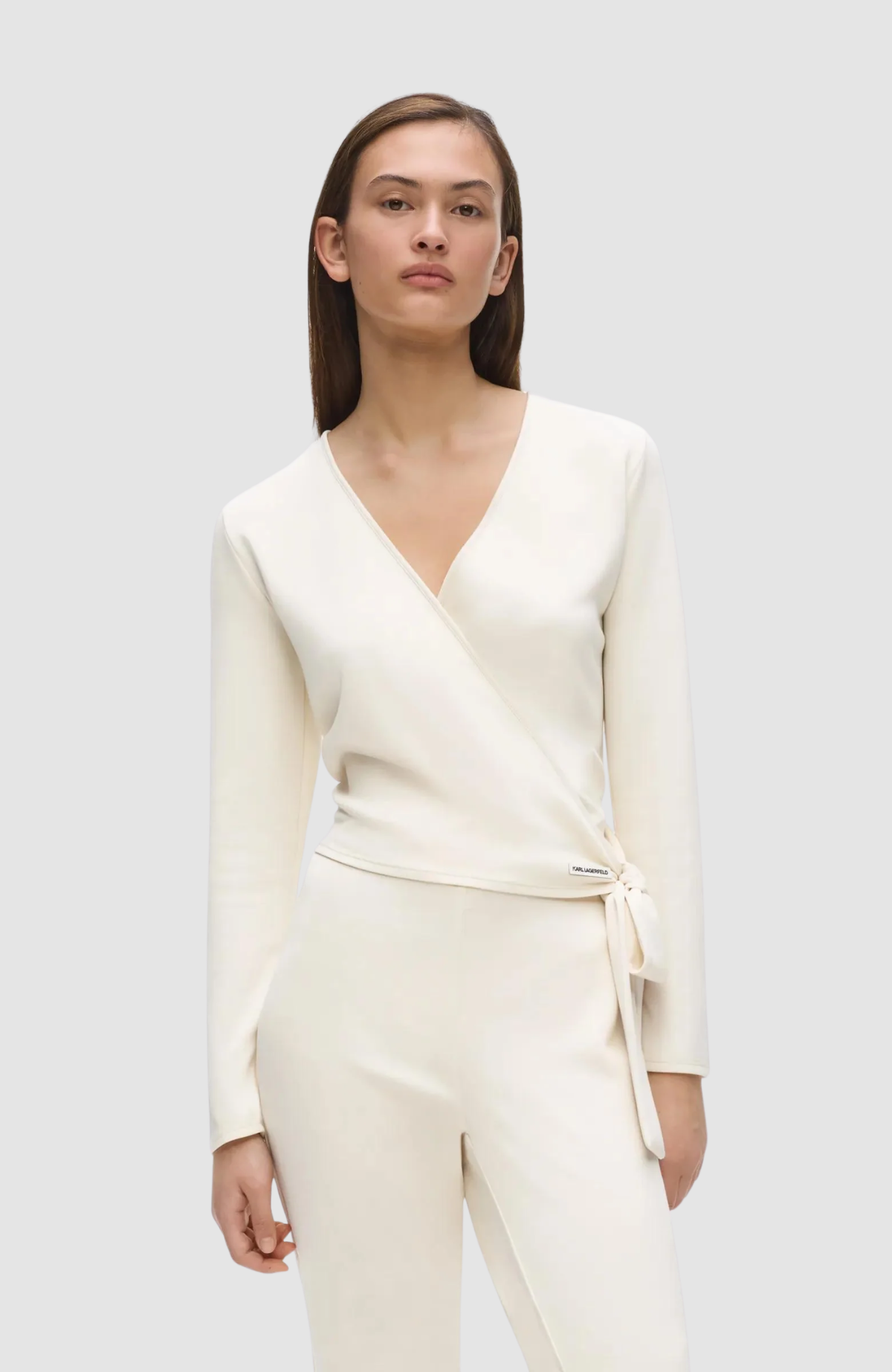 Soft Logo Wrap Top