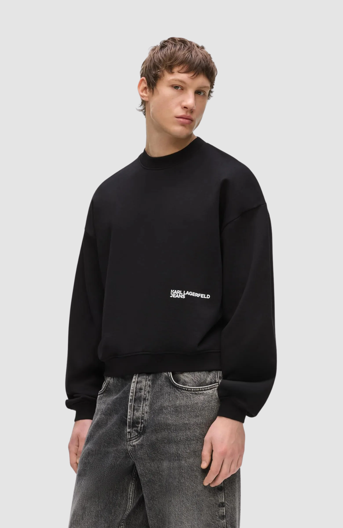 KLJ Boxy Gradient Logo Sweat