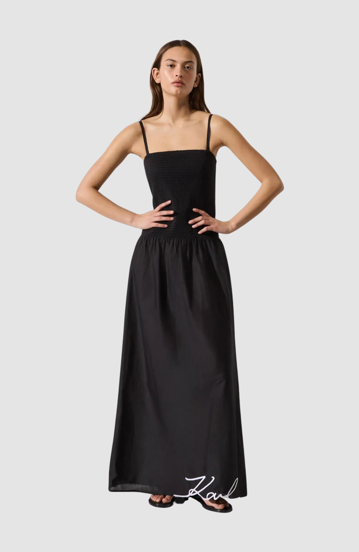Signature Woven Maxi Dress