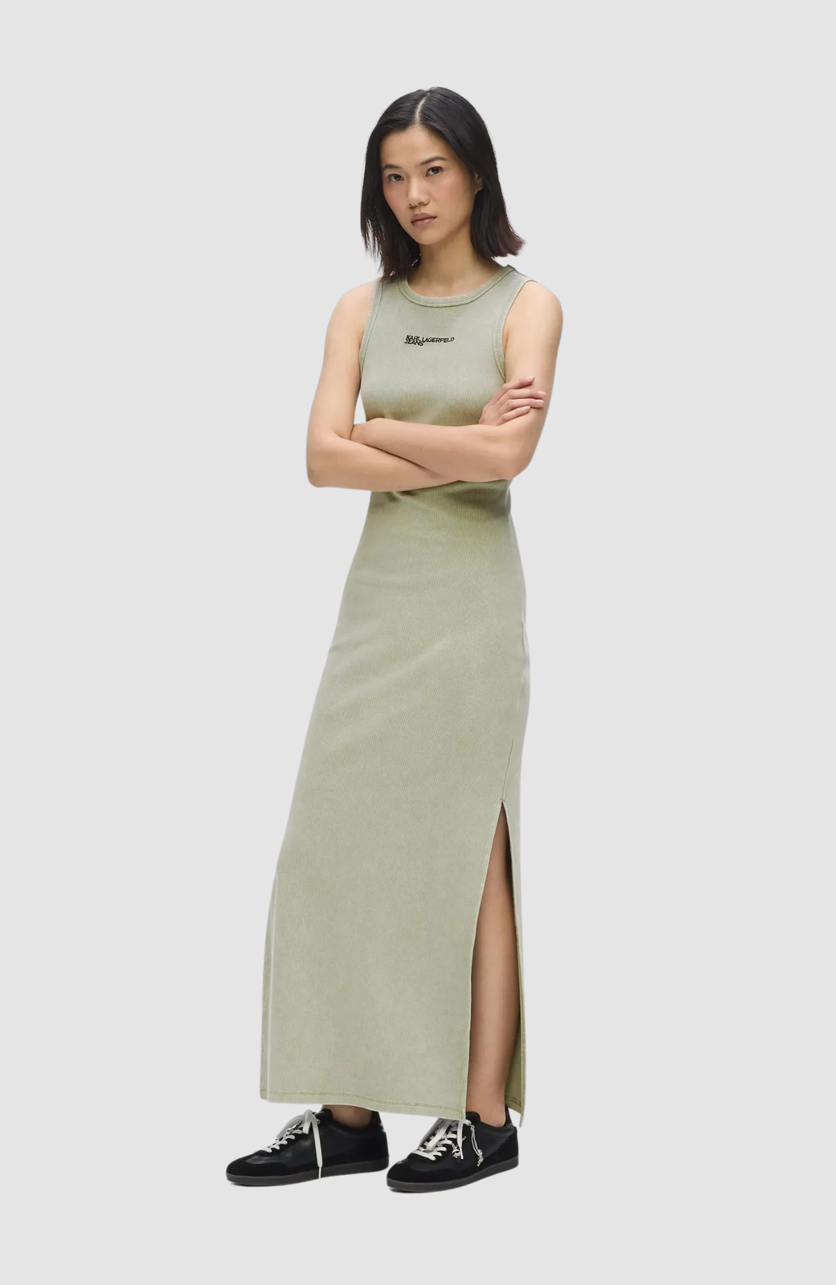 Klj Washed Rib Tank Dress