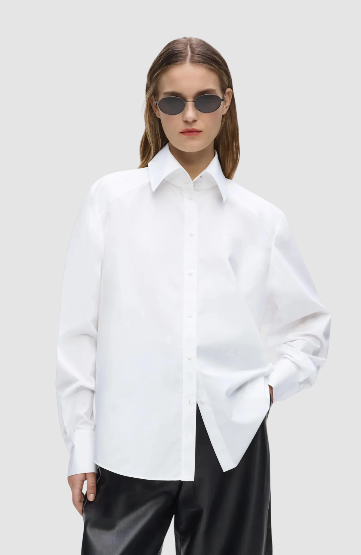 Volume Sleeve Poplin Shirt