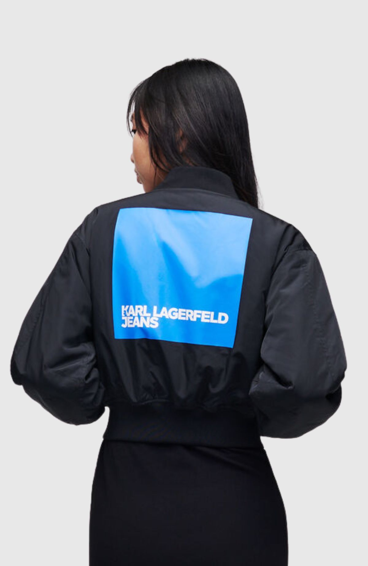 KLJ Cropped Bomber Jacket