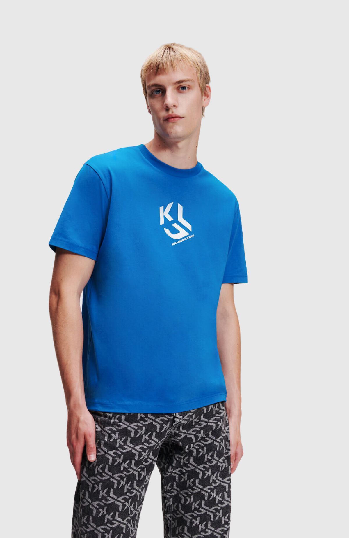 Klj Regular Monogram Sslv Tee