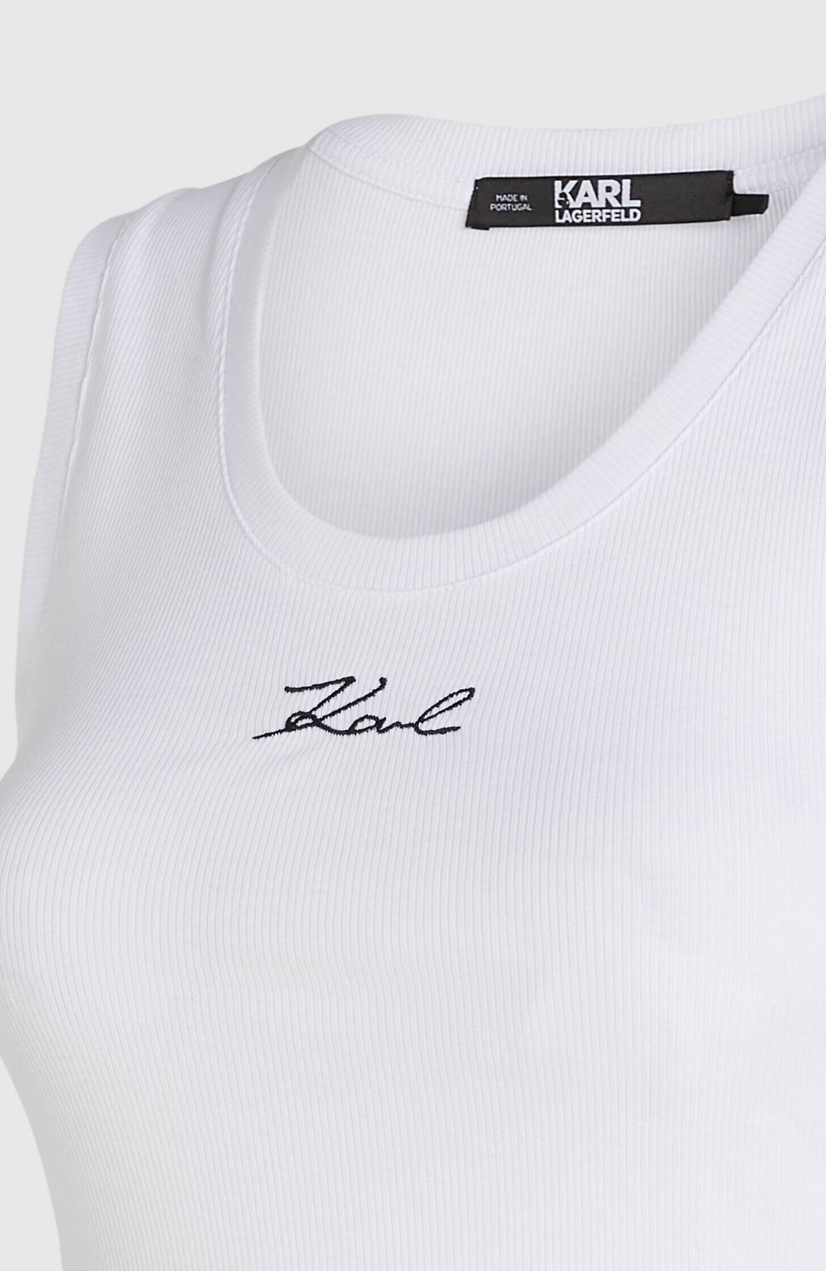 Logo Rib Tank Top