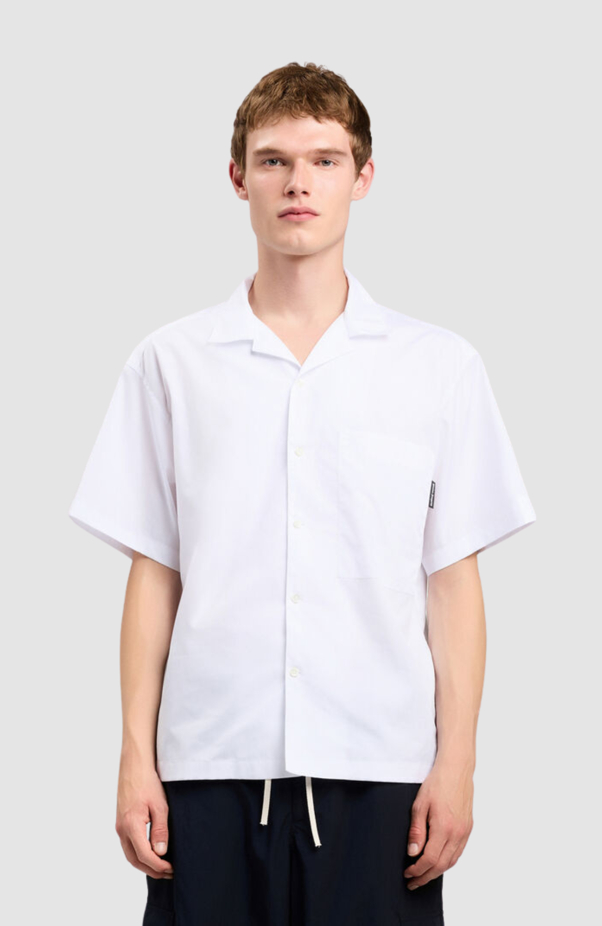 B Curved Logo Bowling Shirt