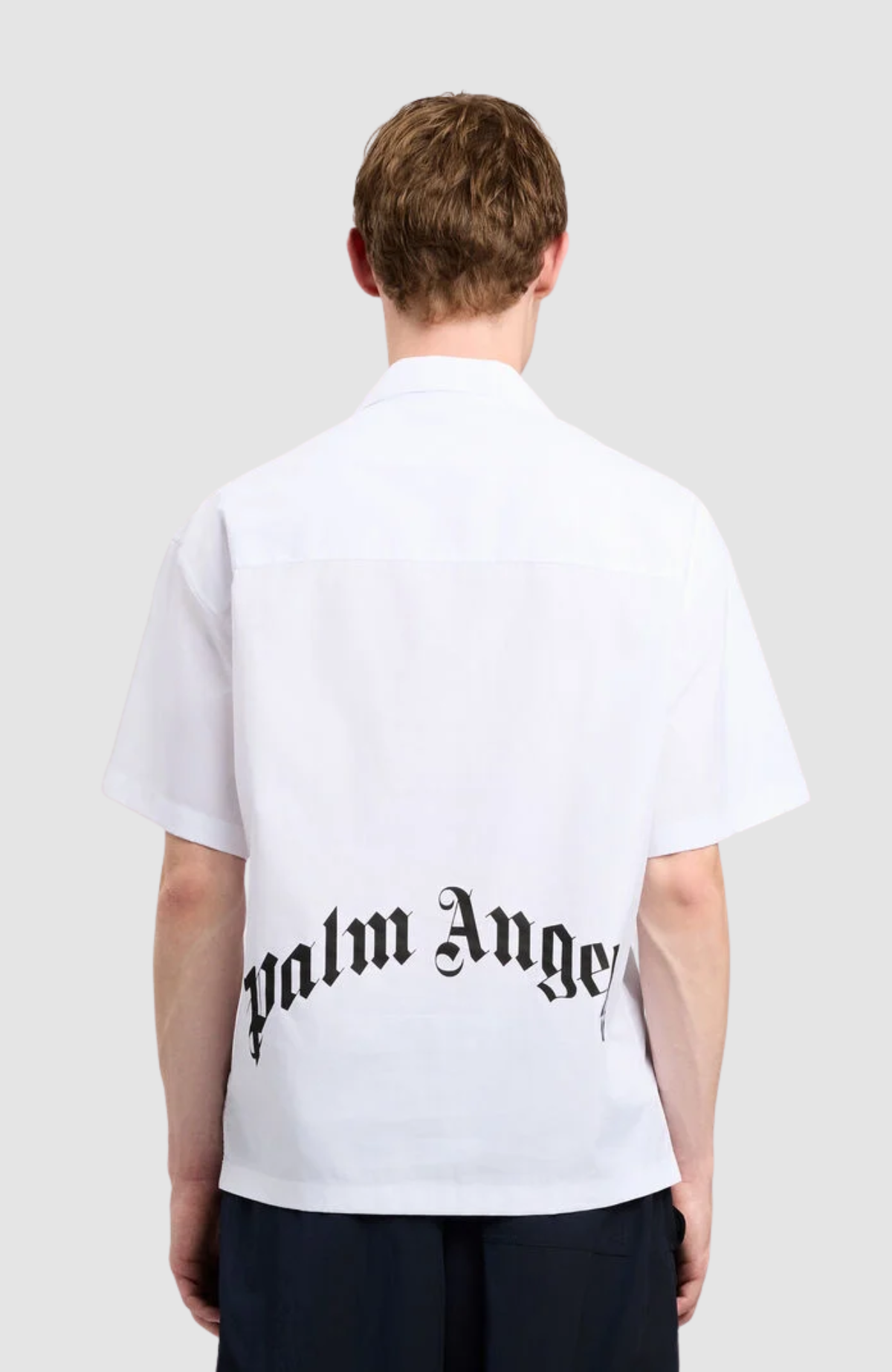 B Curved Logo Bowling Shirt