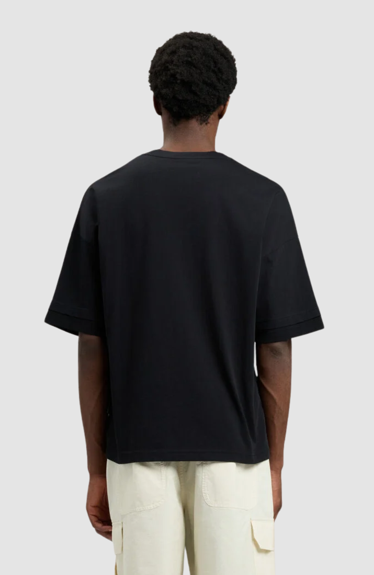 Curved Logo Loose Double Tee