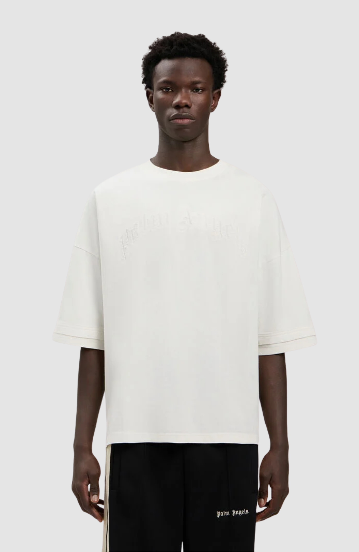 Curved Logo Loose Double Tee