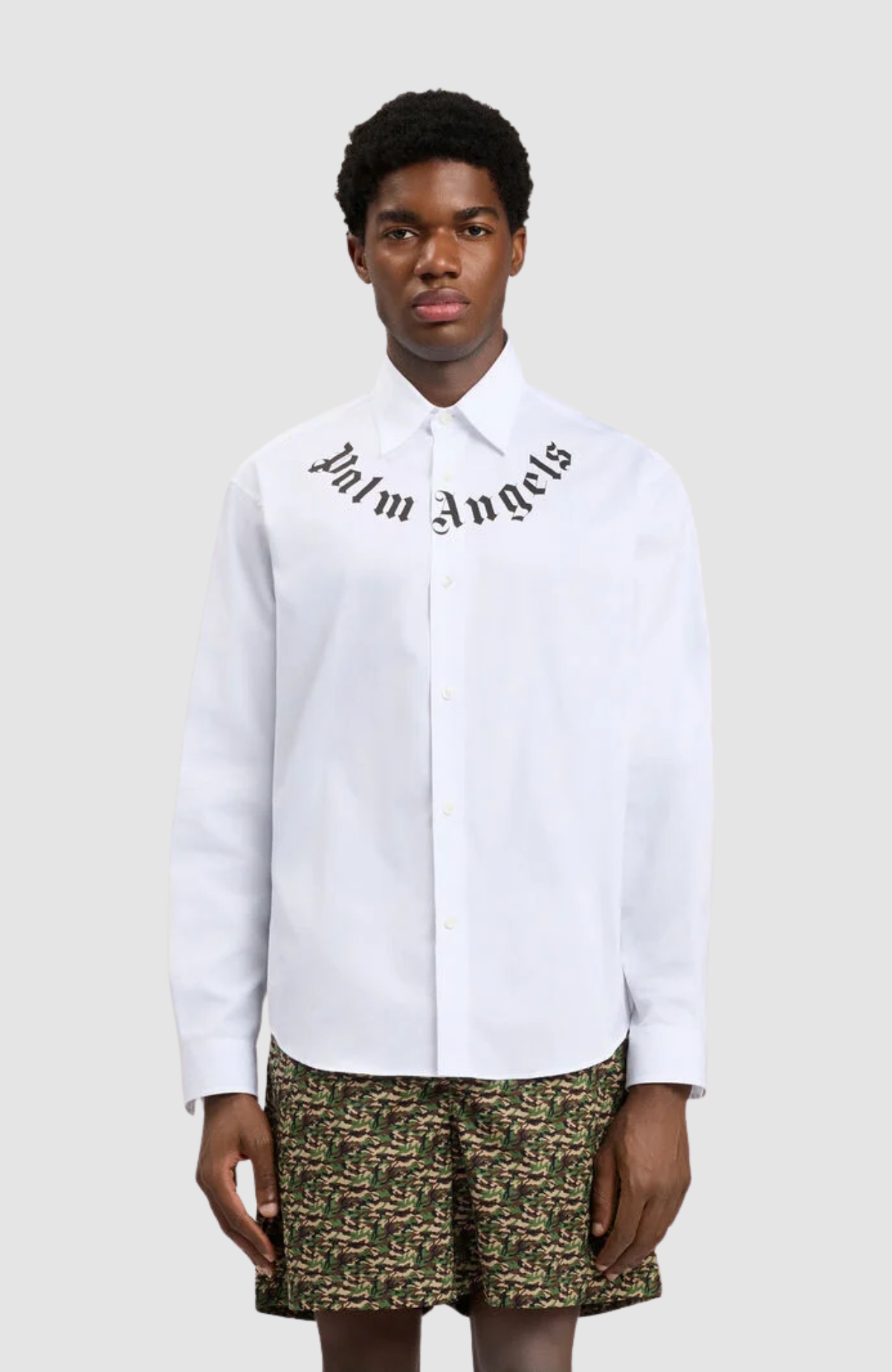 Neck Logo Shirt L/S