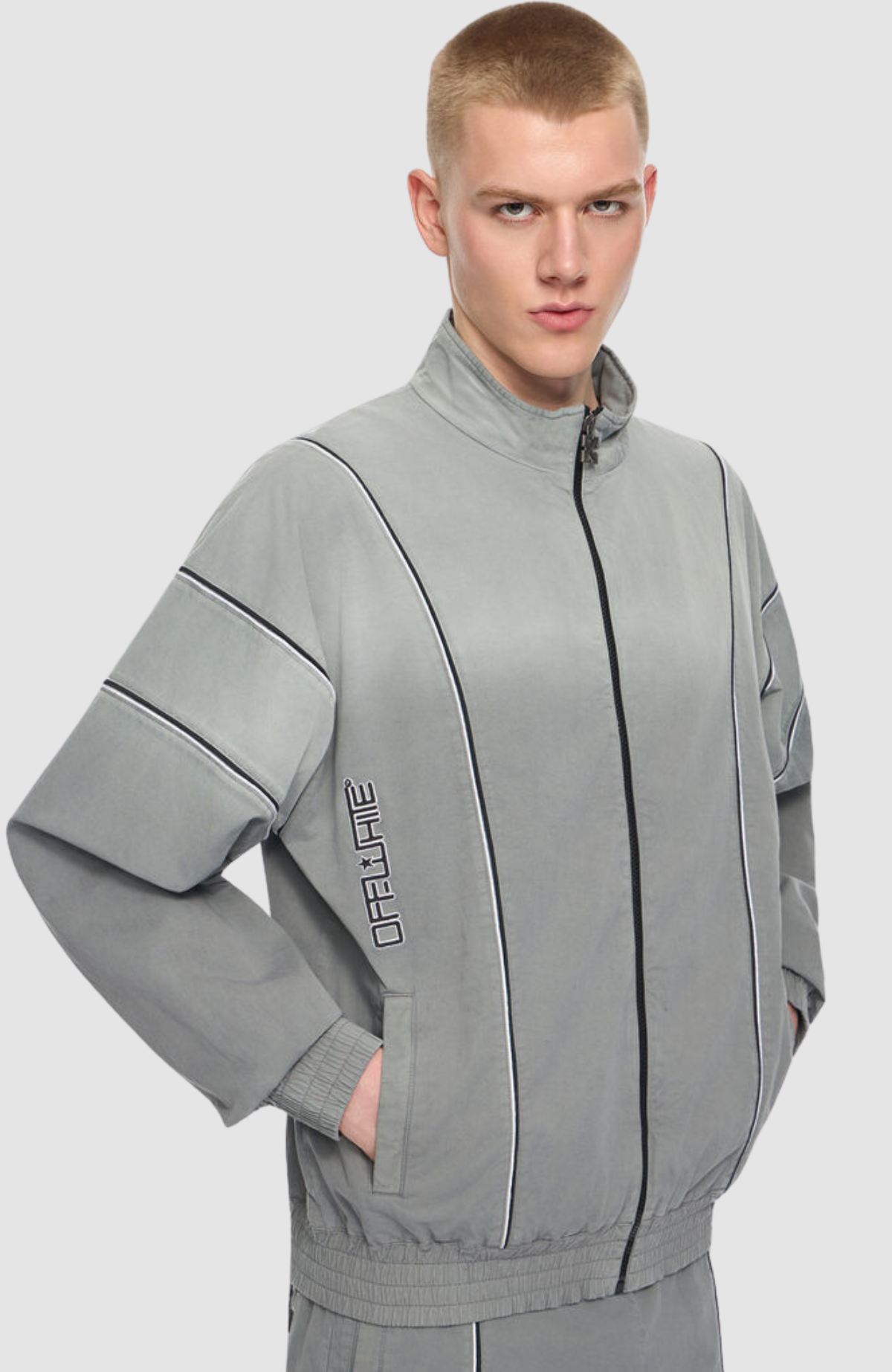 Relaxed Garment Dyed Tracktop