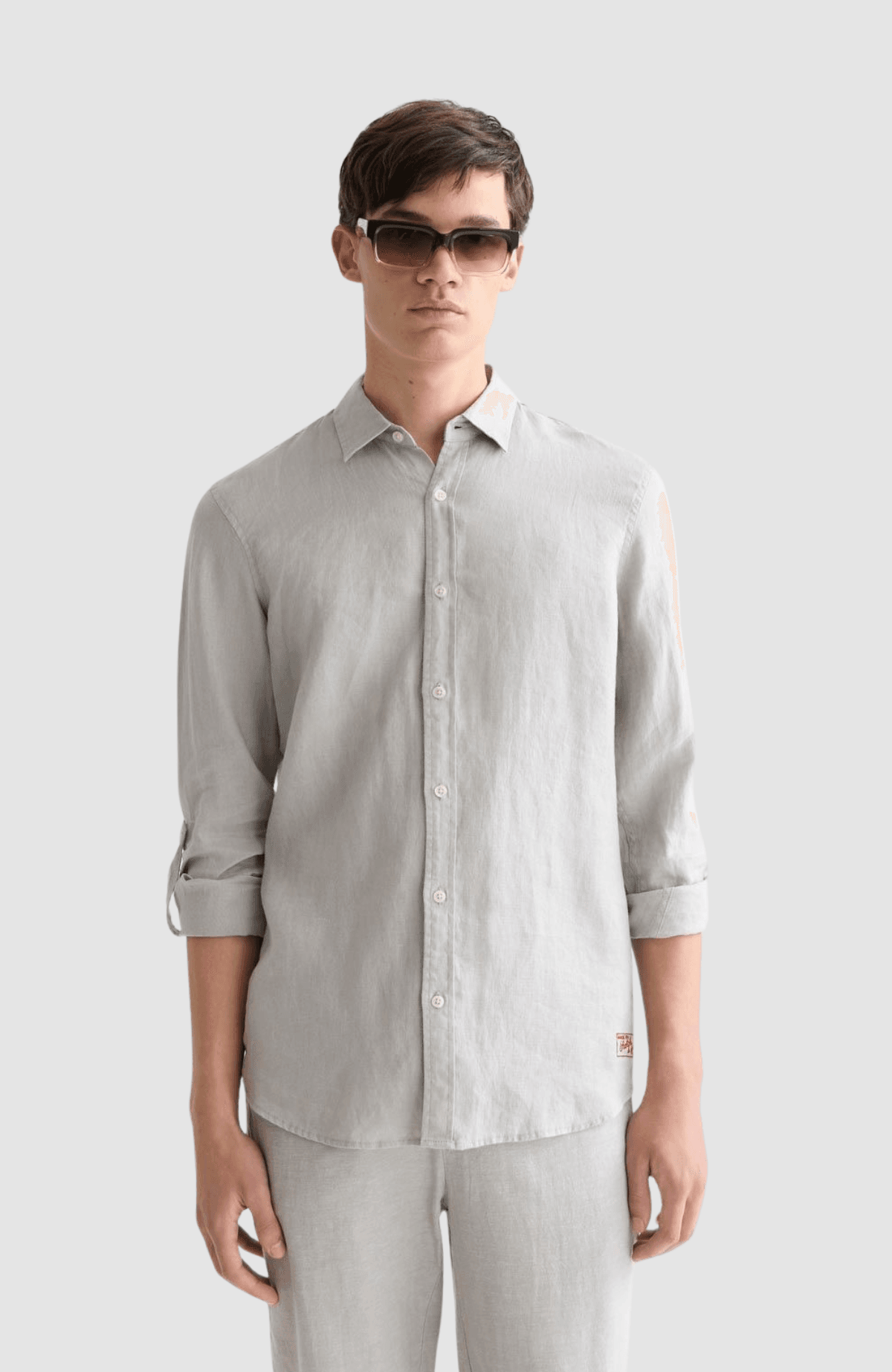 Seasonal core linen regularfit shirt