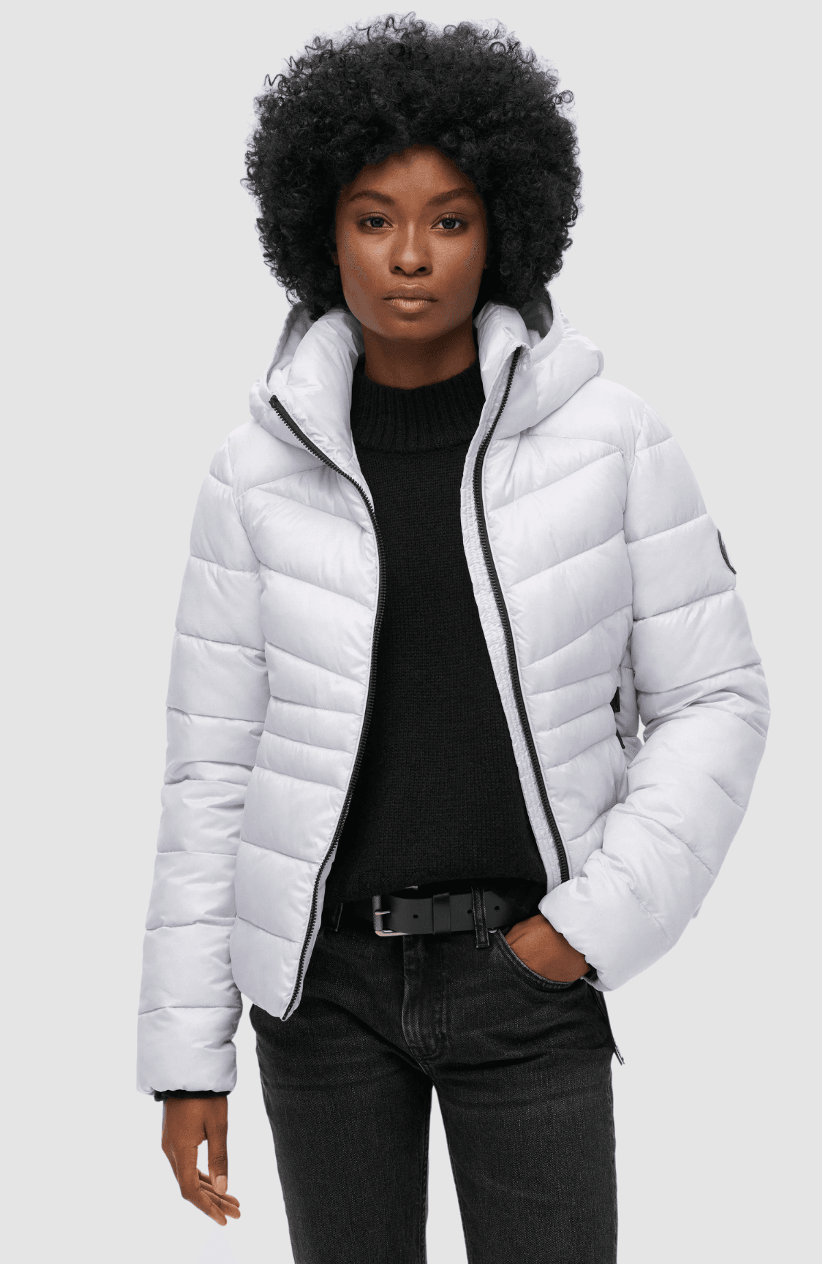 HOODED FUJI QUILT PADDED JKT