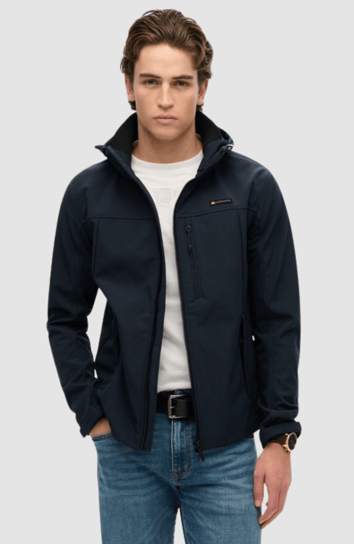 Hooded Soft Shell Trekker Jkt