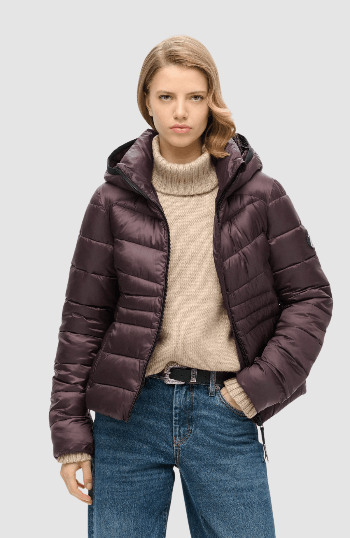 HOODED FUJI QUILT PADDED JKT