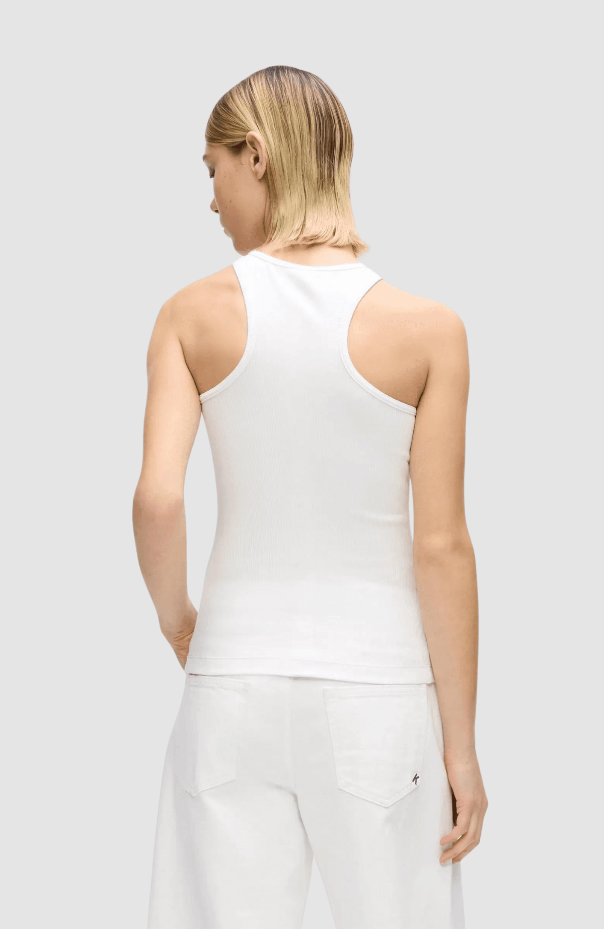 KLJ Ribbed Logo  Tank
