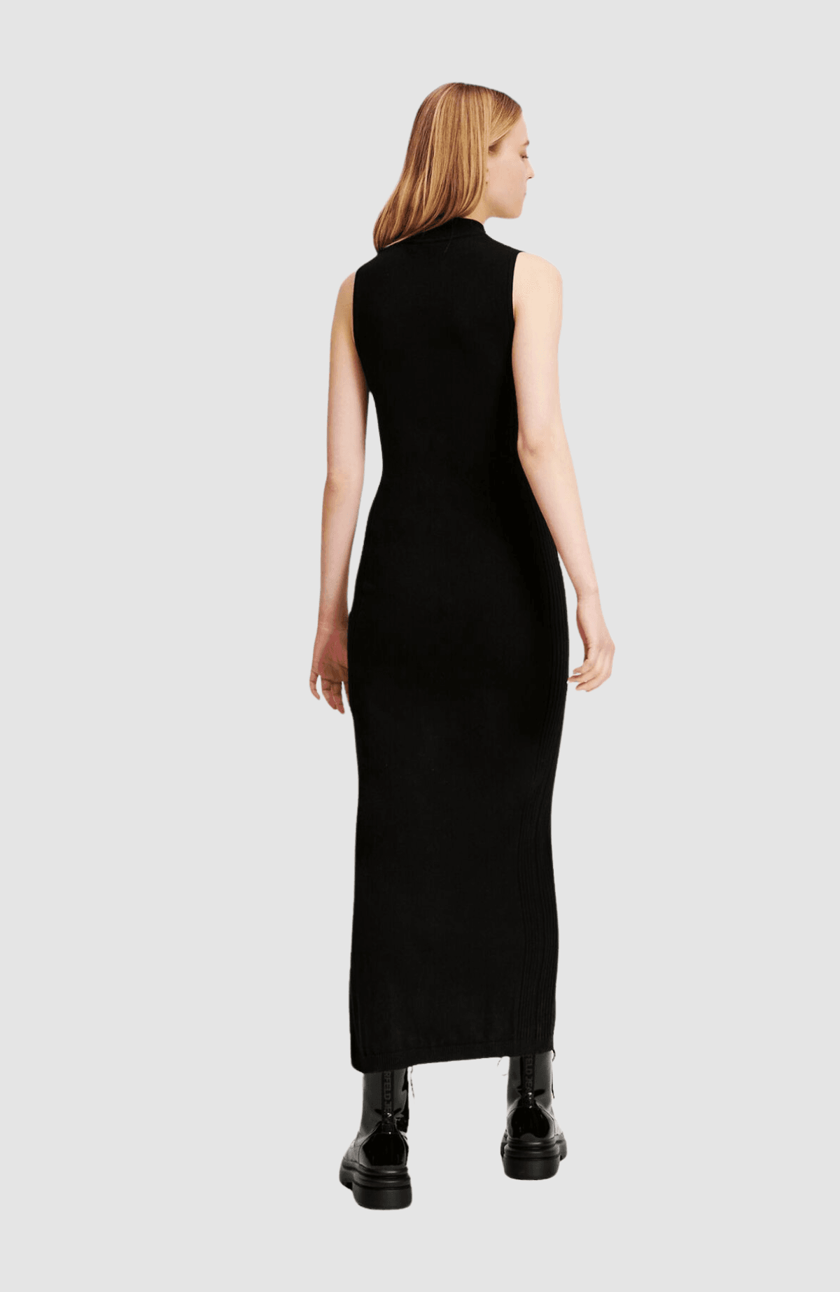 KLJ Knitted Long Slvless Dress