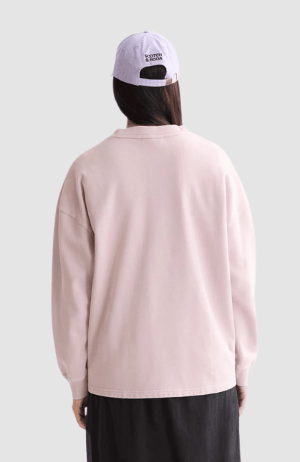 Washed seasonal oversized fit sweatshirt