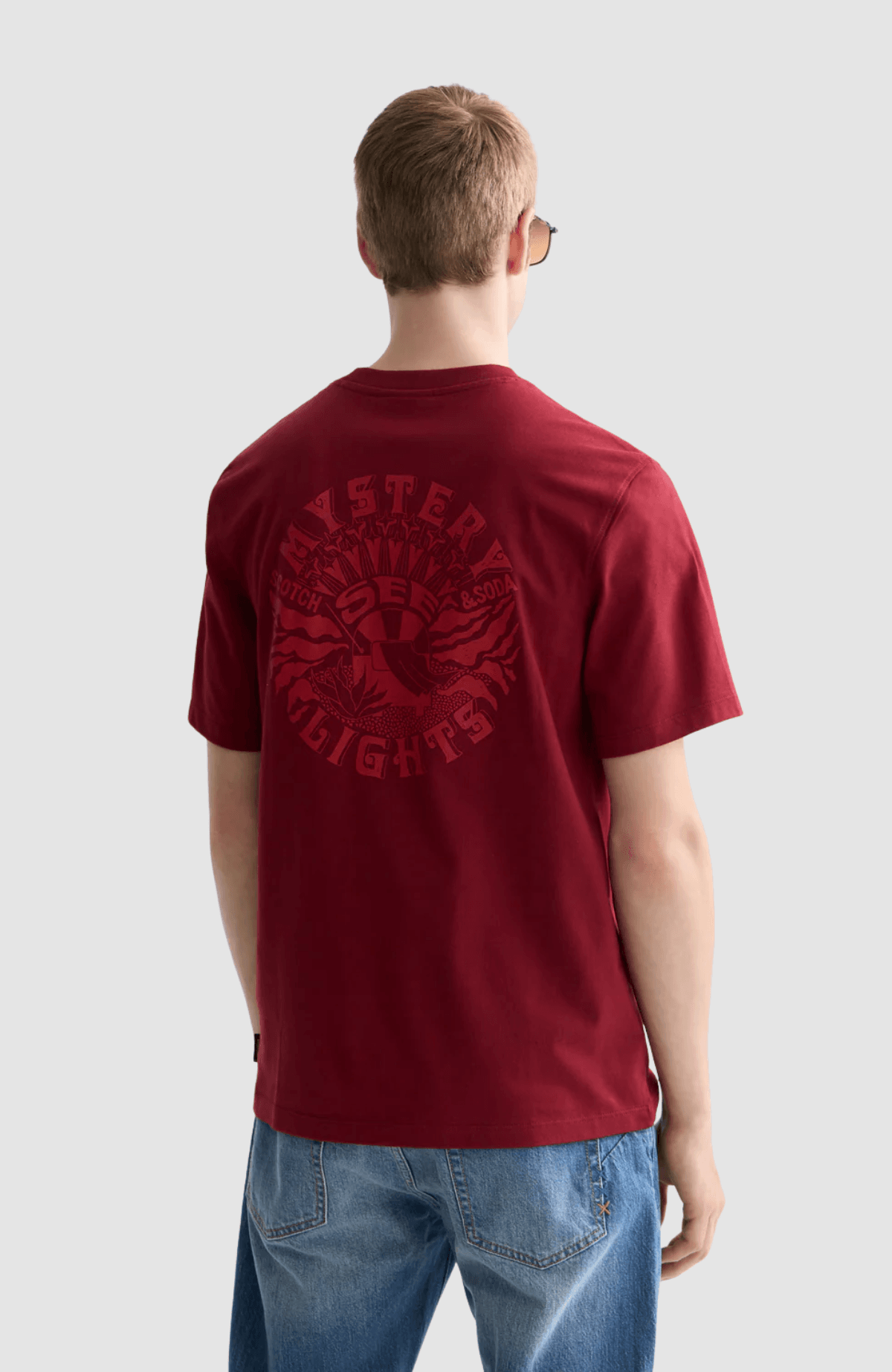 Front and back artwork regular-fit T-shirt