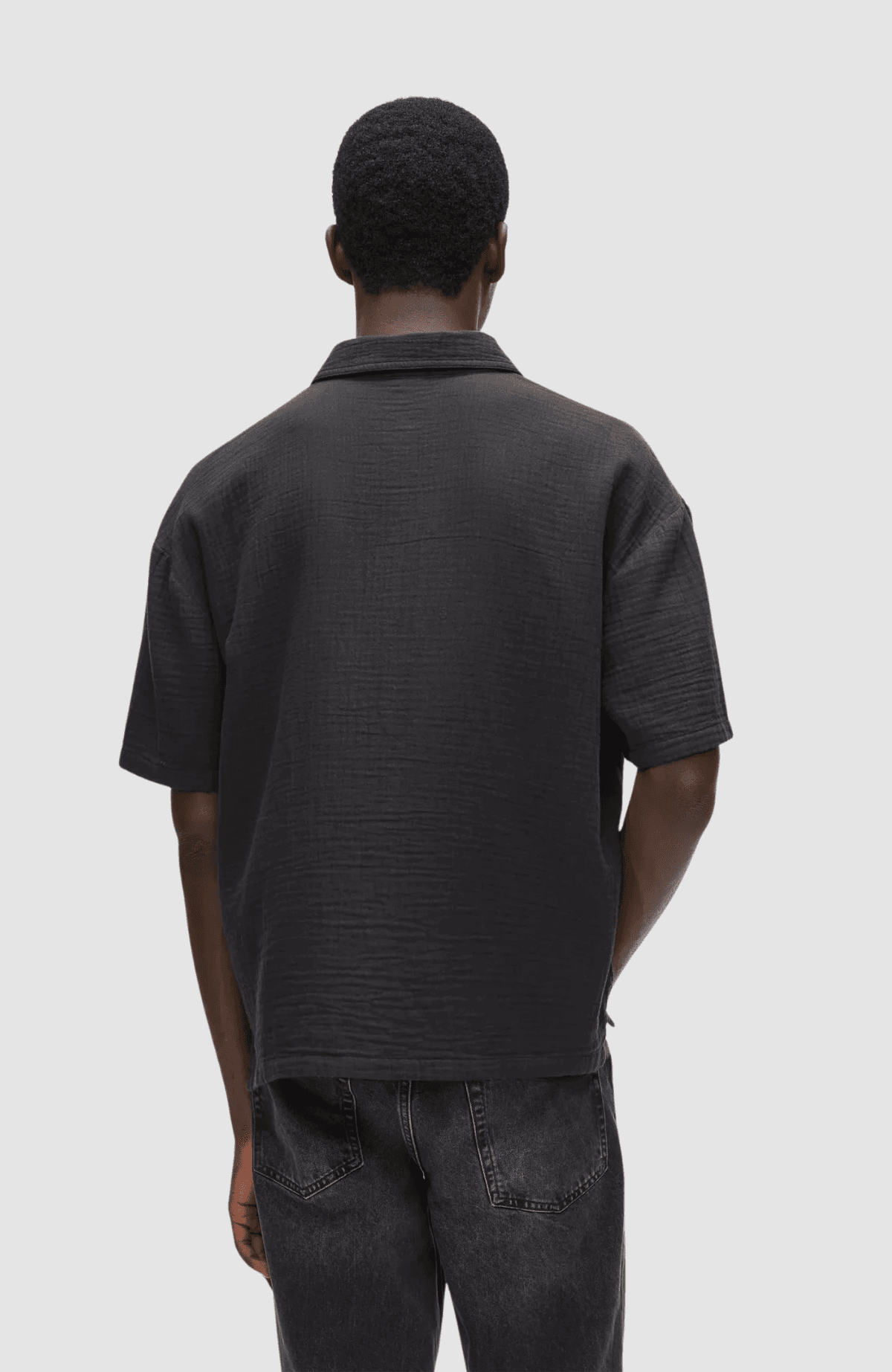 KLJ Ss Crinkled Shirt