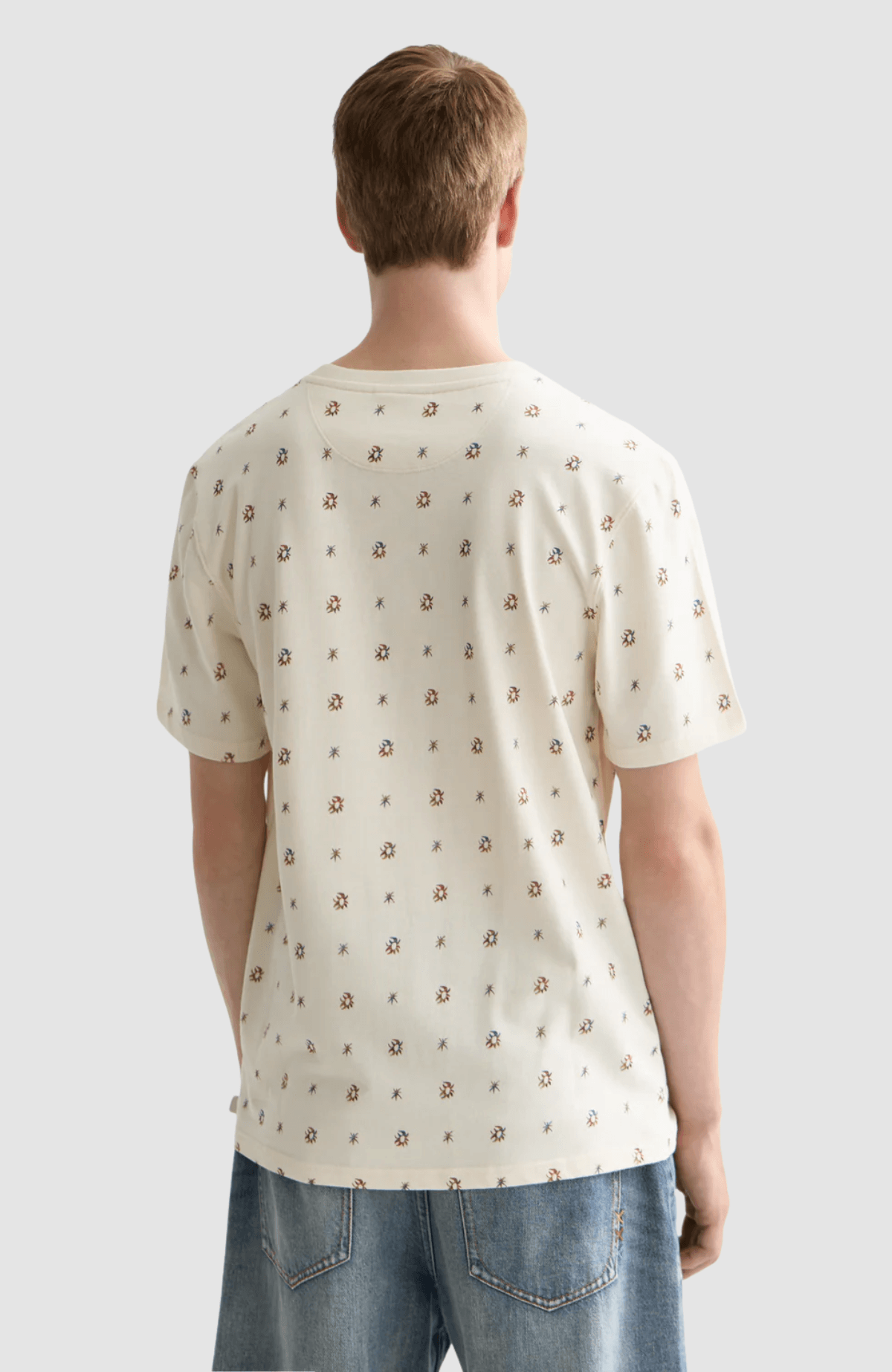 Micro-printed regular-fit T-shirt