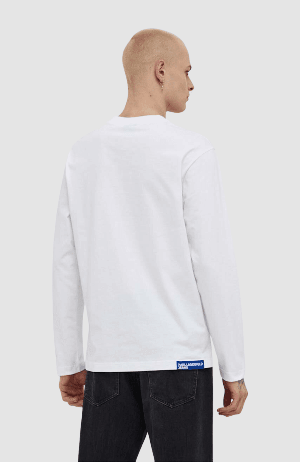 KLJ REGULAR MONOGRAM LSLV TEE 
