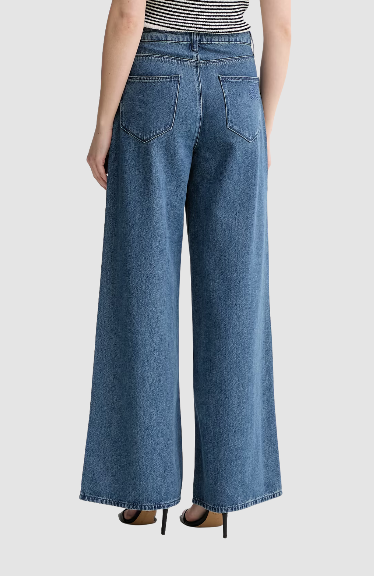 Wide Leg Denim Pants