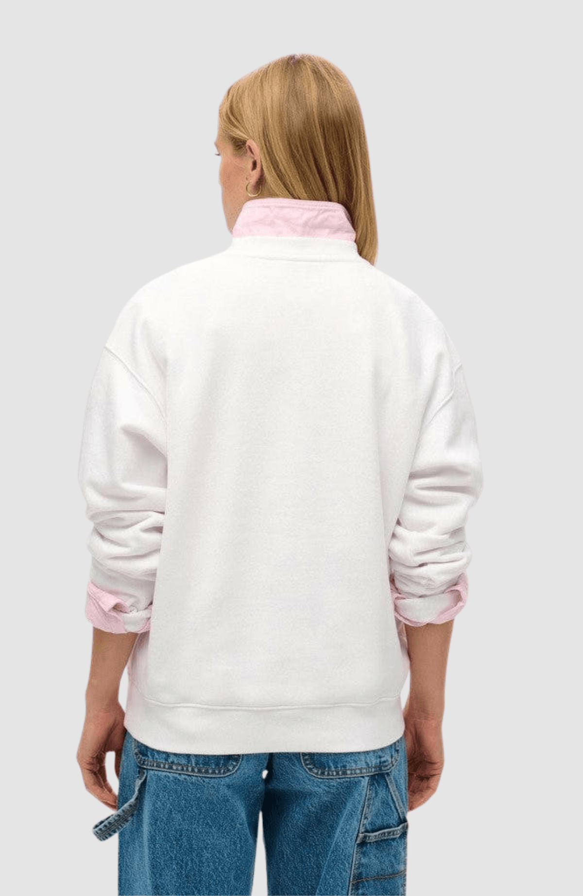 SPORT LUXE LOOSE CREW SWEAT