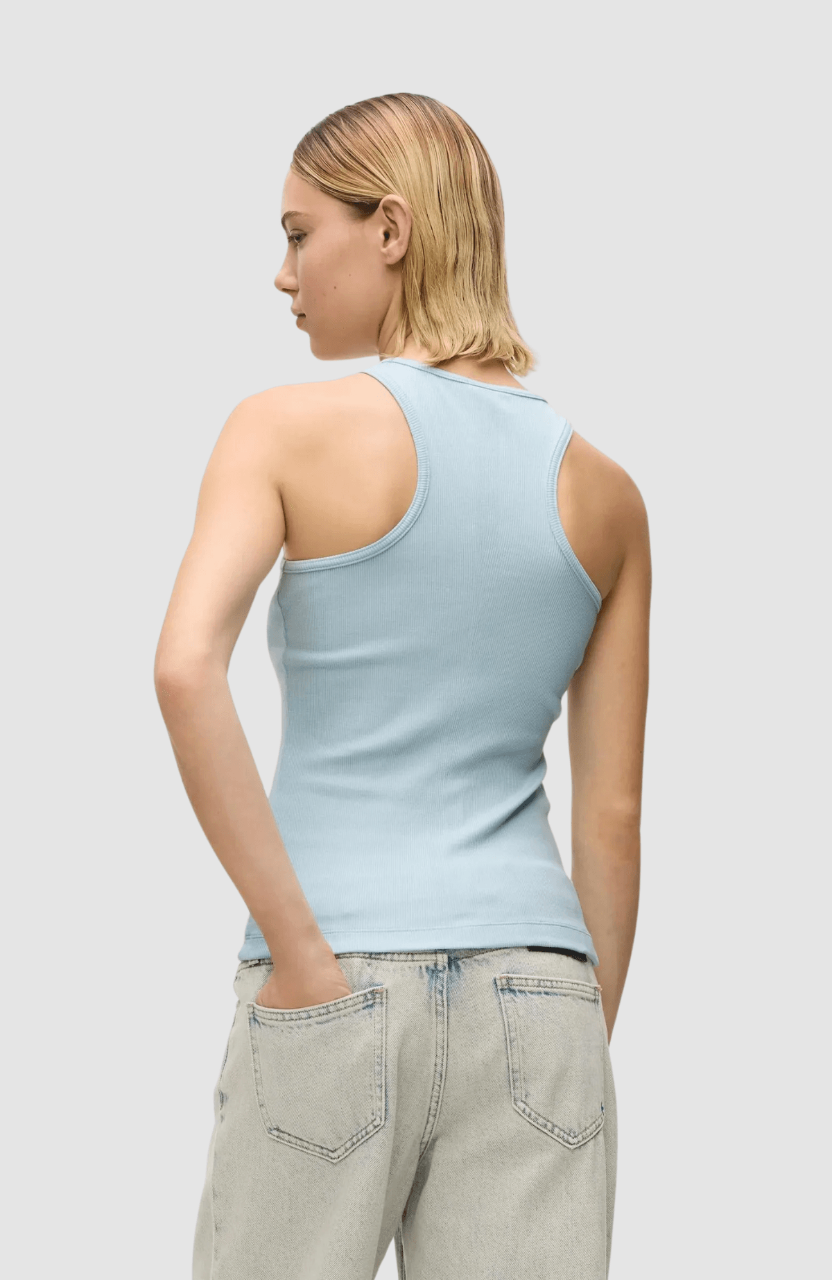 KLJ Ribbed Logo  Tank