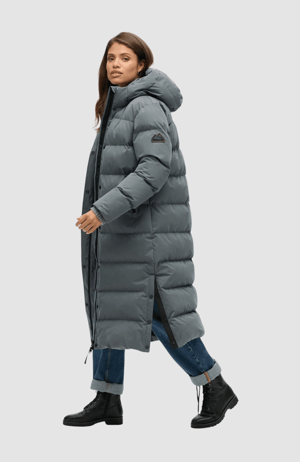 MICROFIBRE LONGLINE PUFFER JKT
