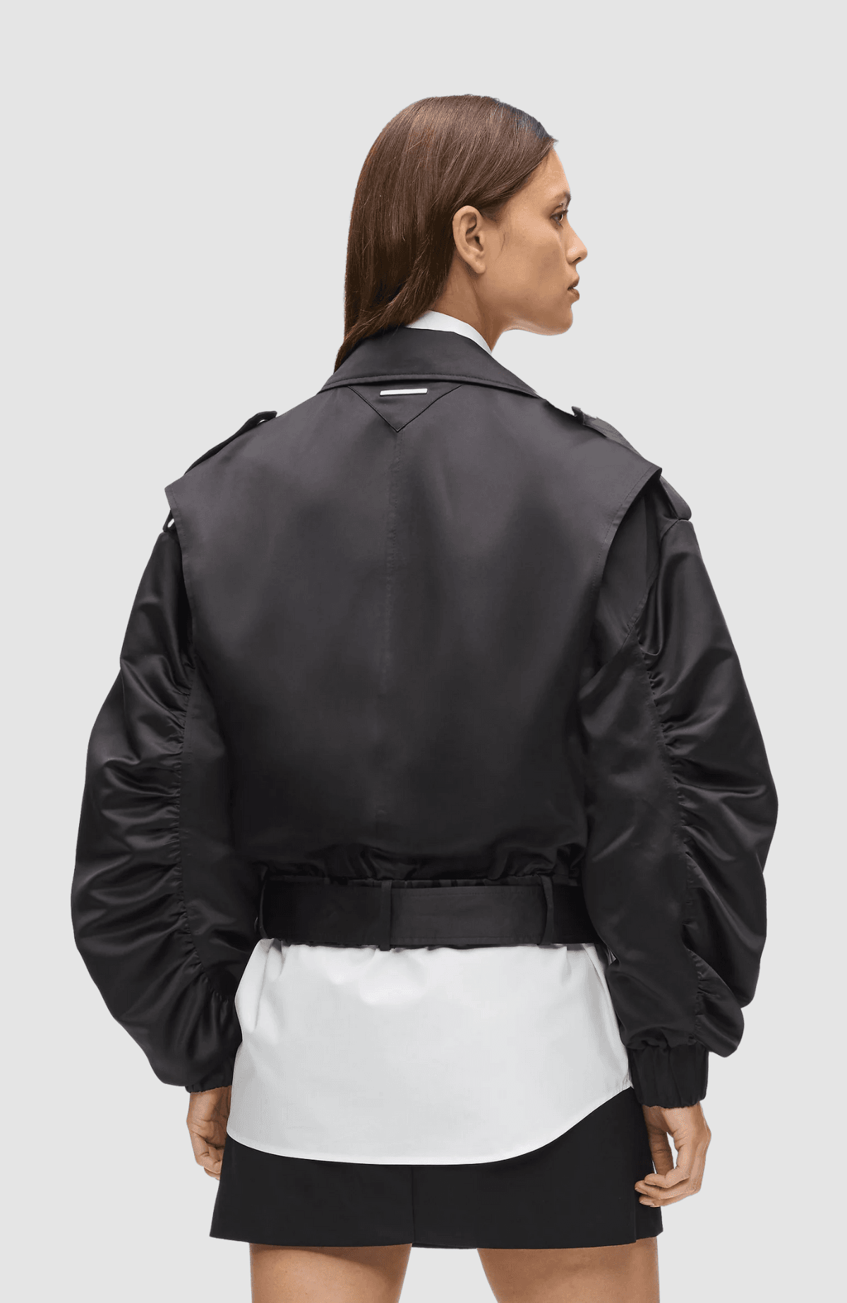 Biker Satin Bomber