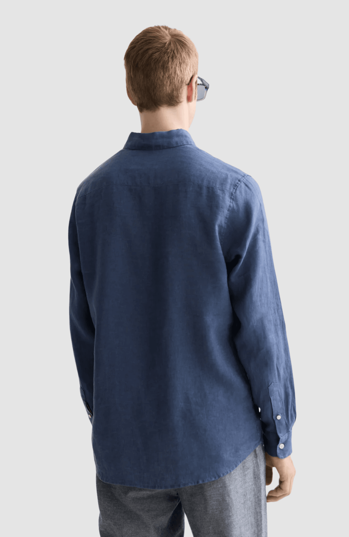 Seasonal core linen regular-fit shirt