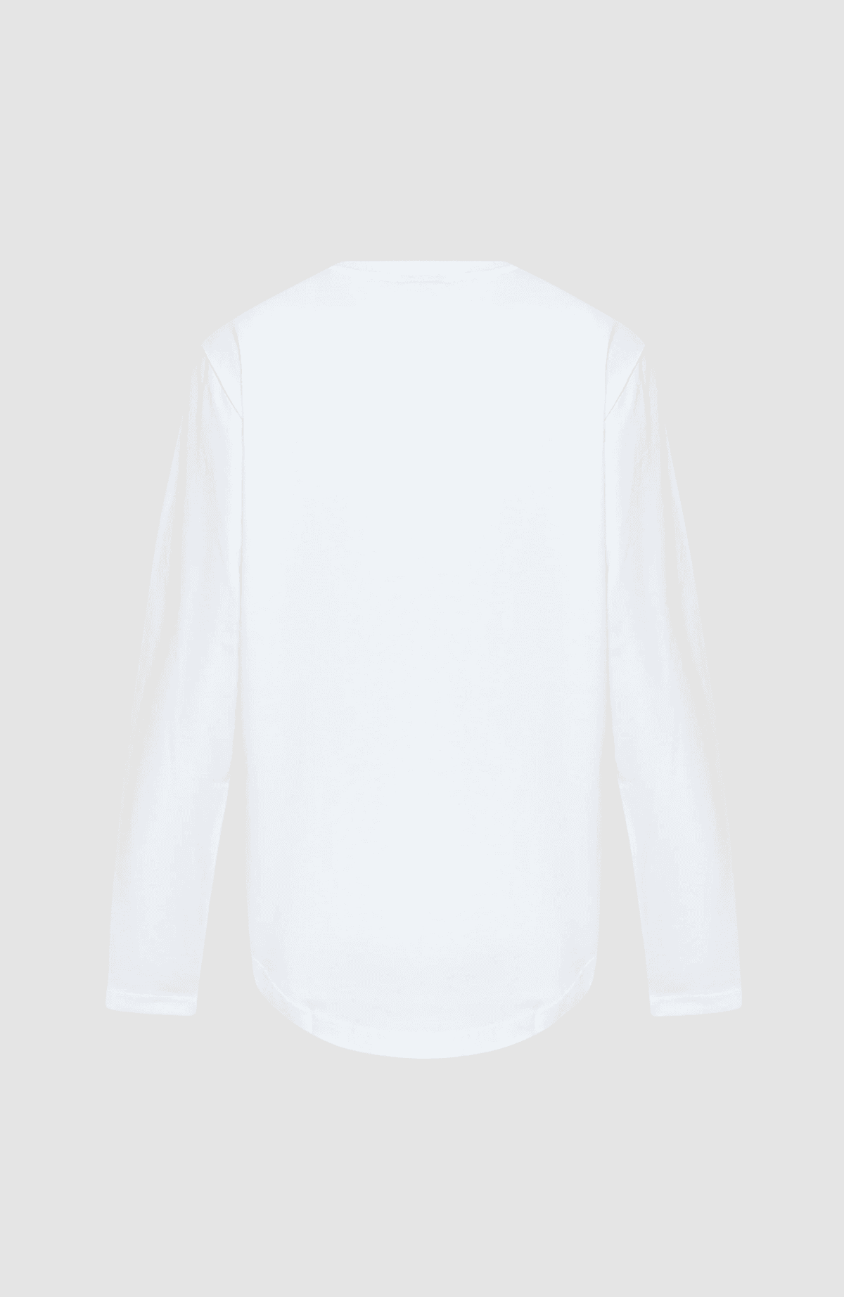 Klj Reg Ls Curved Hem Tee