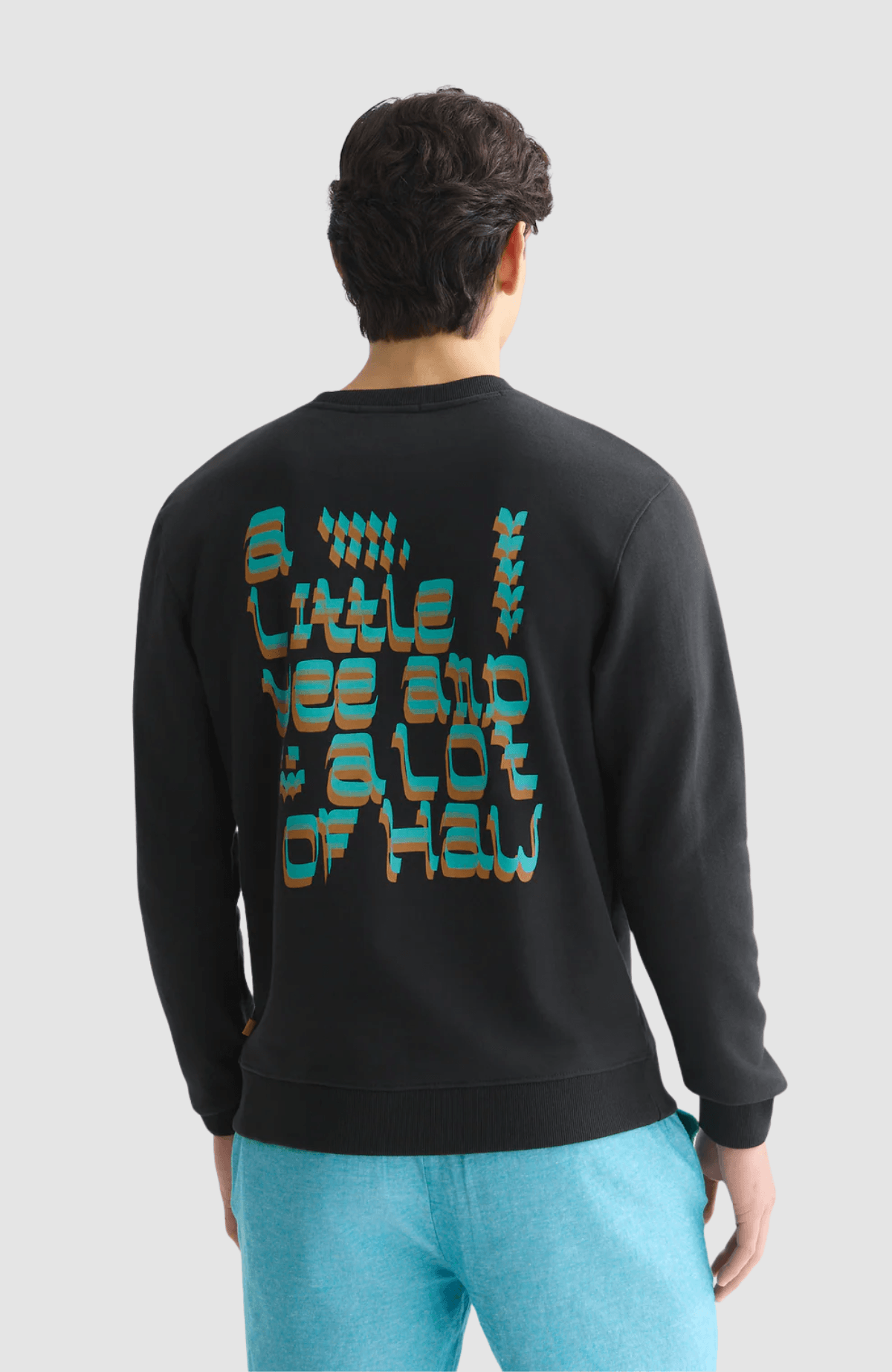 Front and back artwork regularfit sweatshirt