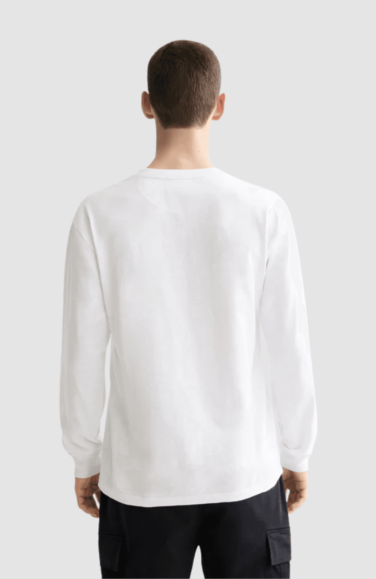 Slub Henley T-shirt LS