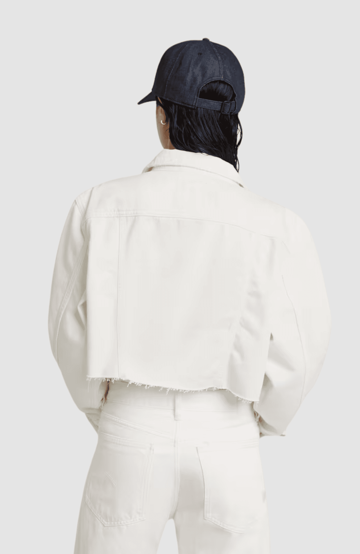 Cropped Wander jacket destroyed wmn
