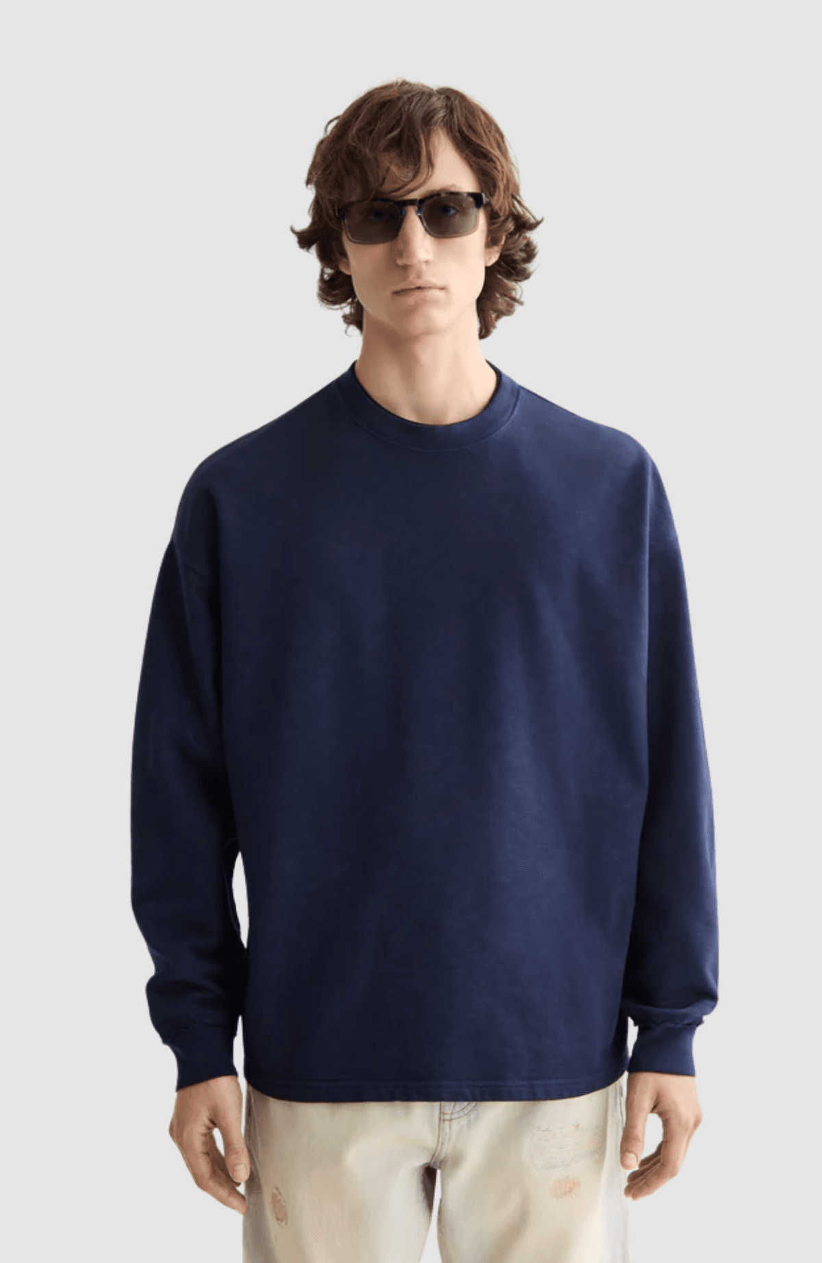 Seasonal Core - 3 Crosses Garment-Dyed Sweatshirt