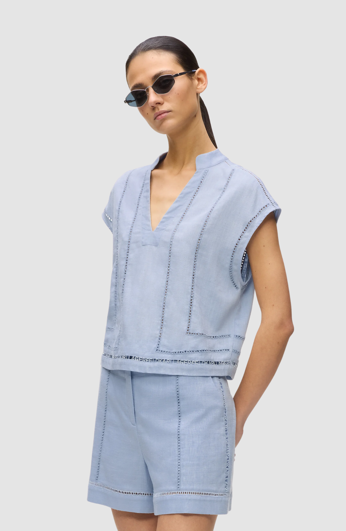 Embroidery Detail Blouse