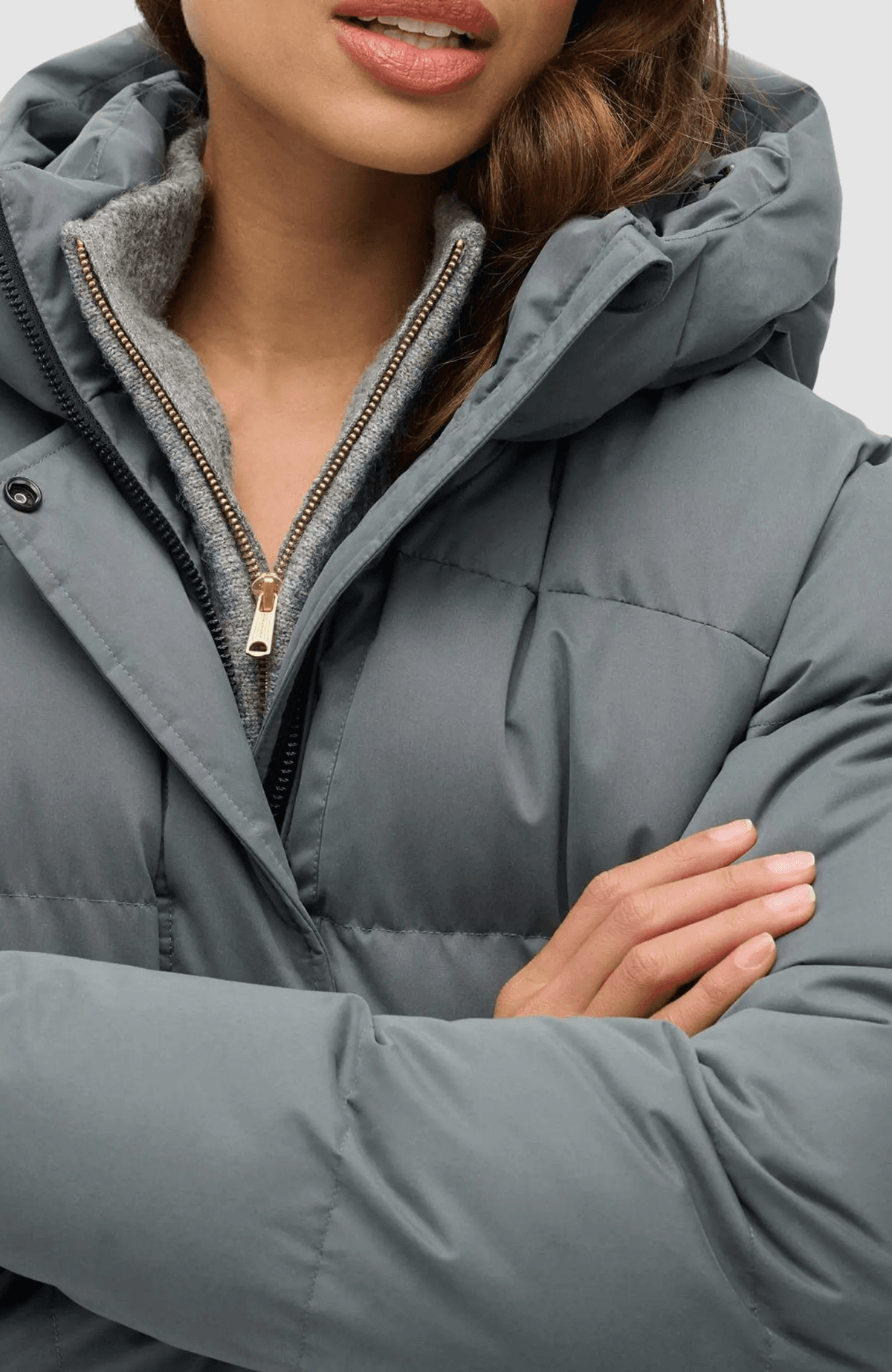 MICROFIBRE LONGLINE PUFFER JKT