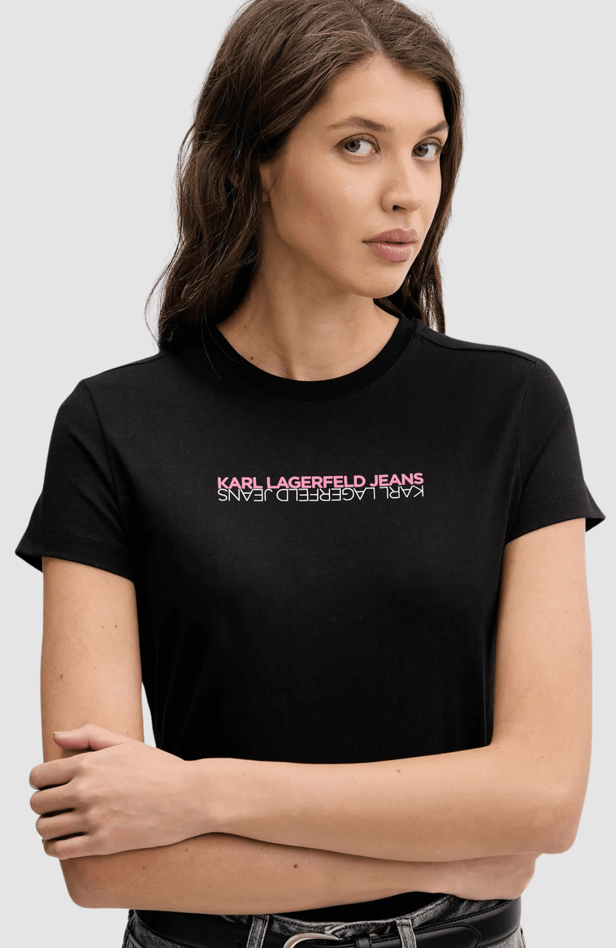 KLJ Slim Ss Reflection Tee