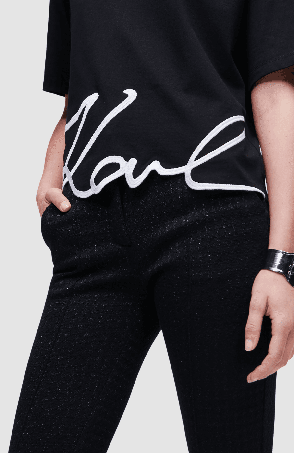 Karl Signature Hem T-Shirt