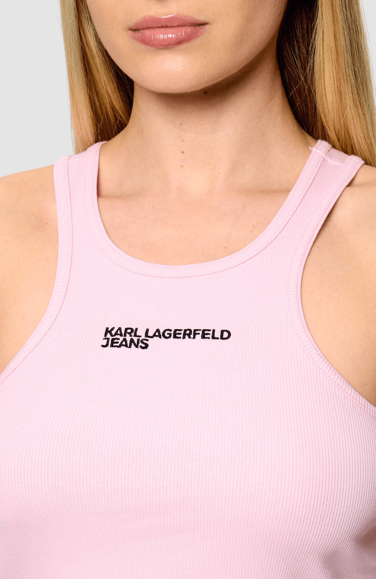 KLJ Ribbed Logo  Tank