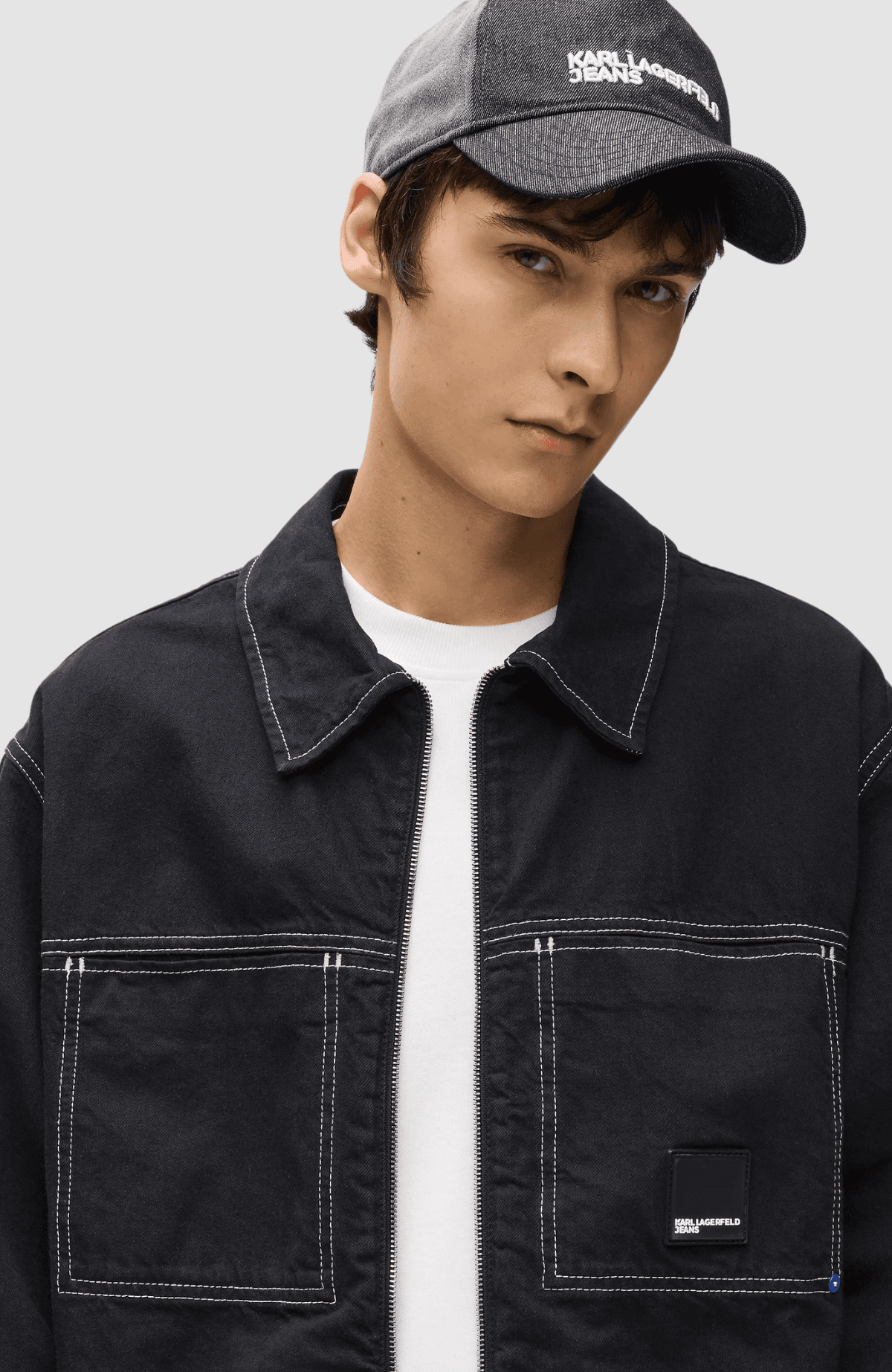 KLJ Contrast Stitch Jacket