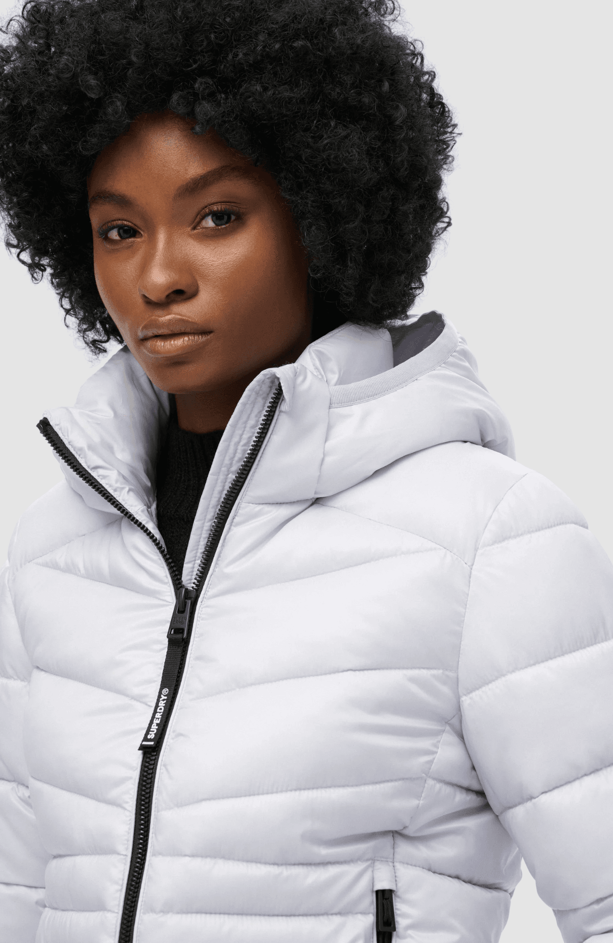 HOODED FUJI QUILT PADDED JKT