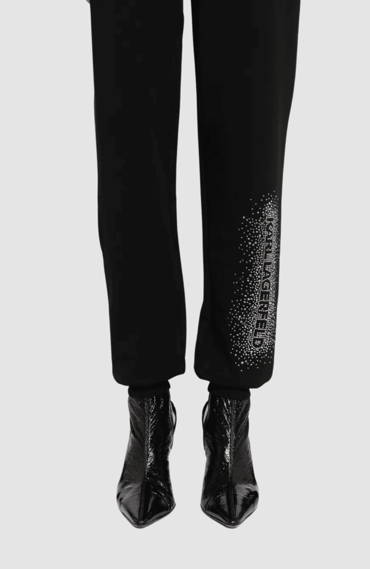 Logo Rhinestone Sweatpants